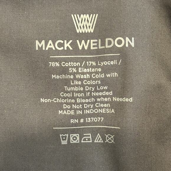 Mack Weldon Men’s Shorts Stretch‎ Cotton Blend Navy Blue Size 38W, 7.5" inseam - Picture 4 of 4